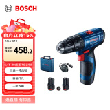 博世（BOSCH）GSB 120 12V充电式手电钻电动螺丝刀家装多功能锂电冲击钻 双电版