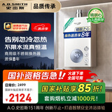 史密斯（A.O.SMITH）佳尼特13升精钢燃气热水器 国家补贴 不锈钢换热器包8年  精控恒温  抗风防冻家用天然气JSQ26-TC1