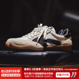 马登复古运动鞋透气休闲箭头德训鞋男美式潮流阿甘板鞋低帮百搭小白鞋 米白 40 (250mm) 男码-偏大一码