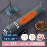 蜀国御 颈椎枕头荞麦决明子枕芯充气热敷枕头成人单人糖果圆柱形硬枕