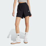 阿迪达斯（adidas）女 三叶草系列 3S SHORTS FT 针织短裤 JW5109 黑色  M 