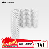 三峰出防潮垫户外露营加厚单人折叠蛋槽午睡用地垫睡垫 升级款 银色(双面铝膜)