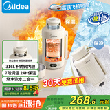 美的（Midea）电热水壶便携式烧水杯旅行 车载烧水壶 户外大容量1.2L 国补宽电压保温保冷 恒温壶MK-DB12X18-PRO