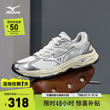美津浓（MIZUNO）新款男女跑步运动鞋 都市运动搭配透气复古机能跑步鞋 RACER V2