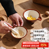 舍里中式陶瓷研磨碗厨房捣蒜臼手动宝宝辅食研磨器家用芝麻果泥研磨钵 小号研磨碗+陶瓷研磨棒 尺寸规格详见图二