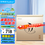 荣事达（Royalstar）冰柜商用大容量全冷冻卧式冰柜家用冷藏冷冻两用冷柜双温商用大冰柜冷冻柜展示柜 228升单温金色微霜【一级能效】