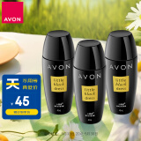 雅芳 AVON 小黑裙爽身露走珠香体露40ml*3干爽香体腋下异味淡花香型