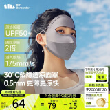 蕉下（beneunder）脸基尼女全脸防晒医美面罩防紫外线口罩高颜值骑行面罩护脸深黛灰