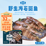 金唐鲜冻野生海石斑鱼净重400g  青石斑鱼生鲜鱼类
