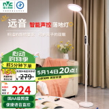 雷士（NVC）离线语音落地灯看书学习客厅家用床头阅读钢琴灯护眼远音LF002