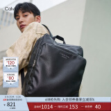 Calvin KleinJeans【520礼物】男士经典ck方形简约商务大容量双肩背包HH3064 001-黑色 OS