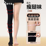 都市丽人【提臀收腹】光腿神器80D压力袜春秋打底裤袜丝袜肉色防滑连裤袜