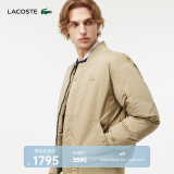 LACOSTE法国鳄鱼男装休闲双面穿立领棒球领羽绒服|BH8526 CB8/驼色 M 50