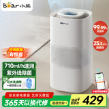 小熊（Bear）【UV除菌710】无雾加湿器家用大容量 母婴专用卧室静除菌空气净化空调加湿器JSQ-H60L2蓝牙款
