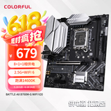 七彩虹（Colorful）BATTLE-AX B760M-G WIFI V20 小黑刃DDR4主板 支持14600K/14600KF（Intel B760/LGA 1700）