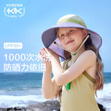 kocotreekk树儿童防晒帽原纱防紫外线男女童遮阳帽宝宝太阳帽夏季费雪紫L