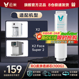 云米云米（VIOMI） 升级款云米净水器滤芯适配机型S2、Fast3、X2、Quick5、MeePlus、澎湃/Fast 1000G 2号RO膜100G（仅限X2/X2 Face）