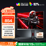 AOC 24.5英寸 FastIPS 原生300Hz超频310Hz 1ms HDR400 硬件低蓝光 电竞显示器 宙斯盾25G4S 国家补贴