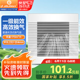 金羚（JINLING）排气扇吊顶式通用卫生间厨房排风扇管道扇 BPT12-24-3(R)