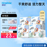 好之（Howdge） 超薄不要紧拉拉裤婴儿学步裤婴儿尿不湿干爽成长裤 拉拉裤L码20片*4包