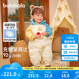 巴拉巴拉童婴儿连体羽绒服连体衣宝宝衣服冬哈衣爬服208424120202