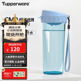 特百惠（Tupperware）茶韵500ML塑料杯 男女学生夏季运动水杯子大容量520送礼物 冰水蓝