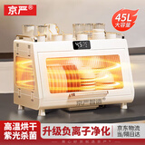 京严消毒碗柜家用消毒柜小型迷你台式碗筷收纳柜紫外线消毒烘干一体机碗碟柜厨房餐具碗架多功能置物架 无星级 45L 新升级净化款【消毒烘干一体机】 【灭菌率99.9%】365天以换代修