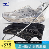 美津浓（MIZUNO）【RACER S】软底轻便运动跑步鞋男女同款缓震透气休闲慢跑鞋 18/脏脏银 38.5 (245mm)