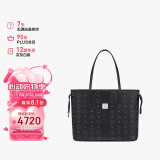 MCM LIZ 中号托特包双面子母包手提购物袋单肩包女包 黑色 礼物