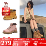 骆驼（CAMEL）【山丘】经典大黄靴反绒马丁靴户外工装靴 L23W076065 土黄 37
