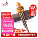相思鸟 葫芦丝乐器 三音降B调 双白铜紫竹梅花扣b调葫芦丝初学 XS2148