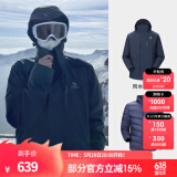 骆驼（CAMEL）三防冲锋衣户外登山服防风防水防污三合一运动外套 AD12263514Y,羽绒内胆,深蓝男女 XXL