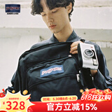JANSPORT杰斯伯双肩包男旅行轻便背包书包女高中笔记本大学生包电脑包 47JK008 黑色-隔层+侧袋