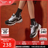 斯凯奇（Skechers）女鞋夏季厚底老爹鞋百搭透气熊猫鞋软底舒适外穿休闲运动鞋11959