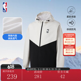 NBA官方独行侠湖人新款男女运动休闲防风连帽外套防晒衣夹克防晒衫 联盟-外套 L
