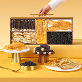 首祖山珍菌菇干货礼盒人参鱼胶羊肚菌345g春节过年货节礼品送长辈客户