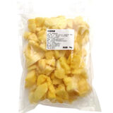 水果兄弟新鲜果冷冻菠萝速冻凤梨新鲜菠萝果肉菠萝味烘培果汁餐饮商用1kg 【进口高品质】凤梨块1kg