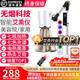 鸿益德 艾灸家用仪器一体机语音无烟熏蒸仪美容院养生理疗艾炙灯烤电仪 白色豪华尊享款-七核加热+七光渗透XJAY07