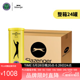 史莱辛格（Slazenger） 温网训练比赛用球3粒装铁罐整箱24筒 新包装STB340971