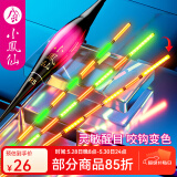 小凤仙夜光漂咬钩变色重力感应超亮电子漂高灵敏醒目鱼漂日夜两用夜钓漂 水无影变色 D-P07 吃铅约2.57g 咬钩变色1支+3粒电池