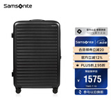 新秀丽（Samsonite）行李箱28英寸拉杆箱欧洲条纹大容旅行箱包托运密码箱黑色KF1