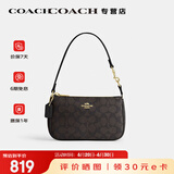 蔻驰（COACH）【品牌直供】女士多用腋下包手拿Nolita19麻将包送女友礼物 CW426IMXAQ深棕色