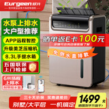 欧井（Eurgeen）除湿机/抽湿机 除湿量50升/天 泵压排水 家用地下室别墅商用工业净化净味吸湿器 OJ-550EP