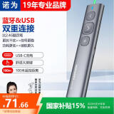 诺为N95 BLE绿光蓝牙翻页笔可充电 PPT激光笔教师用投影遥控笔 多媒体无线演示器 电子教鞭笔