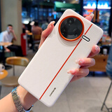 诺梵爵适用小米红米k80手机壳电镀拼接红米K80pro新款保护套K80PRO超薄Redmi素皮高级感por商务外壳 【三拼白】素皮金属镜头圈 红米 K80