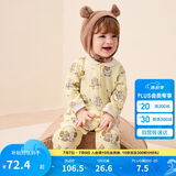 巴拉巴拉婴儿男童连体新生儿宝宝包屁衣女童爬服夹棉2024加厚208424133205