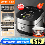 苏泊尔（SUPOR）电饭煲电饭锅4L家用球釜内胆多功能煮饭锅 低糖电饭煲4-5-6人米汤分离电饭煲 【虹吸沥米低糖技术】 4L
