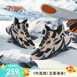 安踏儿童男童二棉鞋加绒保暖靴子大童户外雪地靴运动鞋A312346908H