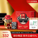 ZIPPO打火机之宝防风煤油 Teddybear火机—躺赢 生日礼物男士 单机礼盒
