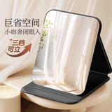 格蒙桌面小镜子女随身携带化妆镜子折叠便携学生宿舍男士专用家用手持